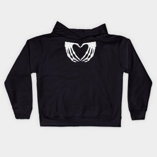 Skeletal Heart Kids Hoodie